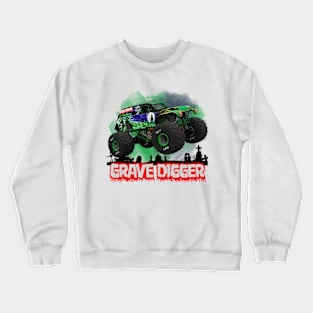Monster Truck Grave Digger Crewneck Sweatshirt